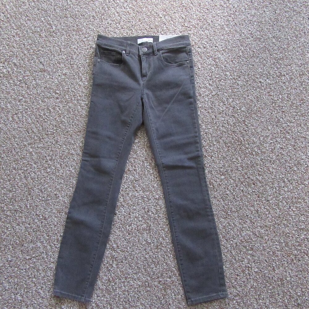 Ann Taylor LOFT Modern Skinny Jeans Gray Size 0 Petite